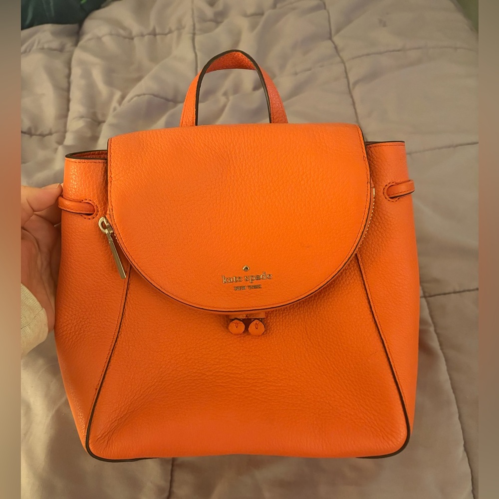 Kate Spade - Leila Vibrant Orange Backpack